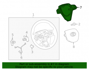 Left steering column switch for Toyota Camry v70 18-24