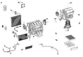 Evaporator Toyota Rav4 19-