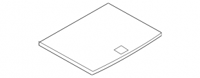 Trunk floor central Audi Q5 8R 09-17 gray