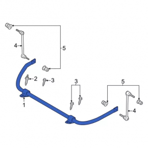 Front stabilizer Ford Explorer 20-24 AWD