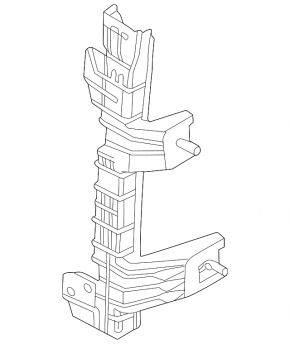 Rear left door glass guide Ford Mustang Mach-E 21-23
