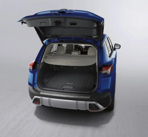 Nissan Rogue 21-23 trunk mat black for 2 rows