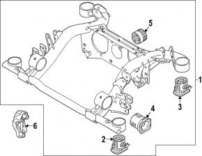 Rear engine bracket for Volkswagen ID.4 21-22