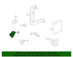 Crankshaft Position Sensor Subaru Outback 15-19 2.5 FB25
