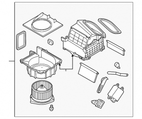 Heater assembly Nissan 350z
