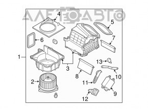 Heater assembly Nissan 350z