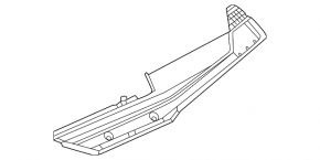BMW X5 G05 24-26 right front panel trim, black
