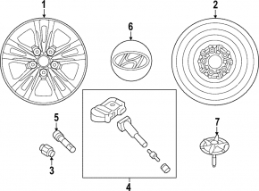 Wheel rim R16 Hyundai Elantra AD 19-20
