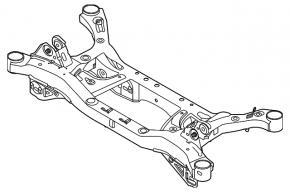 Rear subframe Kia Niro 23- HEV