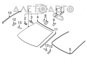 Lexus CT200h 11-17 Windshield
