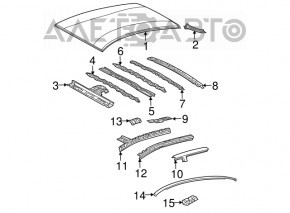 Metal roof for Toyota Prius 2009-2010