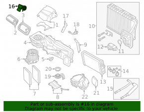 Air quality sensor BMW X3 G01 22-24