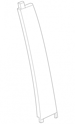 Door trim side rear right Acura TLX 15-
