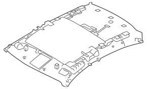 Headlining Nissan Altima 19-20 without sunroof