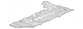 Underbody protection left Acura ILX 13-22