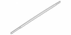 Central door molding for the front left door and glass of the Kia Seltos 2021-2025