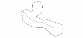Seal wing hood-wing right Audi A4 B8 13-16 rest