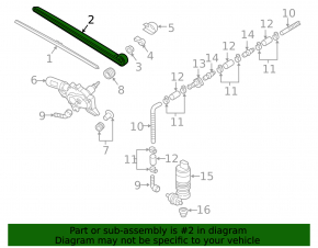 Rear wiper arm Audi Q3 8U 15-18