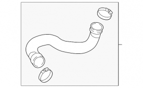 Right intercooler pipe for Audi A5 F5 21-25 MHEV