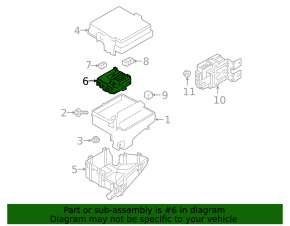 Kia Sportage 17-19 underhood fuse box without smart key