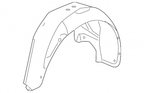 Rear left fender liner Chevrolet Cruze 11-15