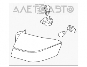 Left headlight for Ford Focus USA 2011
