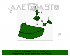 Left headlight for Ford Focus USA 2011