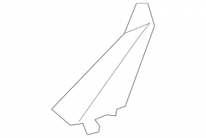 Exterior mirror plug front right Mercedes C-class W205 15-21