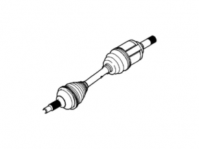 Drive axle shaft front left Ford Explorer 11-19 3.5