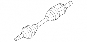 Drive axle shaft front left Ford Explorer 11-19 3.5