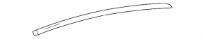 Door molding upper rear right Chevrolet Volt 16 - chrome