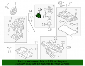 Engine cooler Kia K5 21-24 1.6T