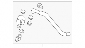 Chevrolet Bolt 17- Battery Cooling System Tubes