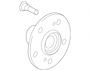 Front left hub Honda HR-V 23-25 1.5L