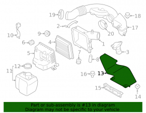 Air intake Subaru Forester 19-24 SK