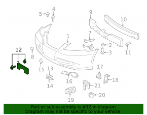 Lexus ES350 07-09 Front License Plate Frame