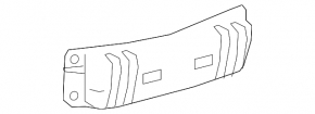 Rear Bumper Absorber Central Lexus UX200 UX250h 19-