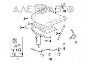 Toyota Camry V40 Hood Insulation