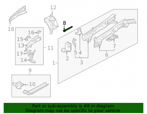 Tow Hook Subaru Outback 20-23