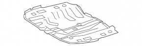 Trunk trough Toyota Prius 50 16-22