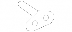 VW Jetta 19-24 trunk lid lock hook