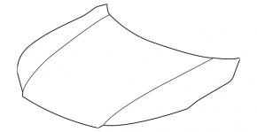 Bare hood Honda Accord 13-15 prerest