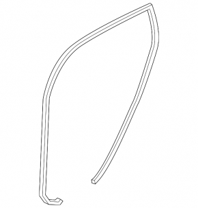 Door seal rear right Nissan Murano z50 03-08