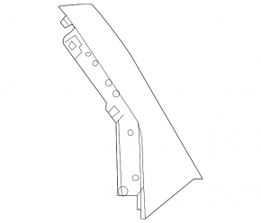 Door trim side rear left Audi Q5 80A 18-24 rear