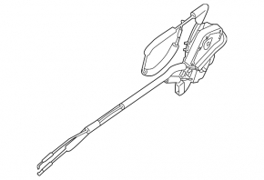 Rear right door lock Nissan Sentra 13-19