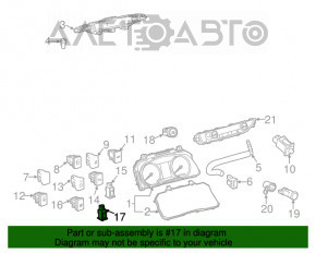 PCS OFF Button Toyota Highlander 14-19