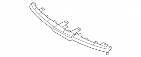 Kia Seltos 2011-2013 2.0" Gray Radiator Grille Molding