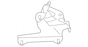 Blind Spot Sensor Bracket Left Subaru Outback 20-