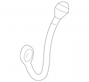 Rear left brake hose for Lexus IS 14-20 RWD