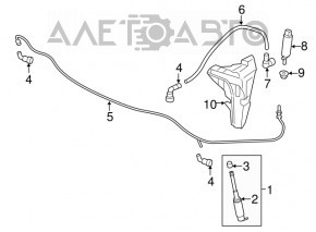 Headlight Washer Pump Porsche Cayenne 958 11-17